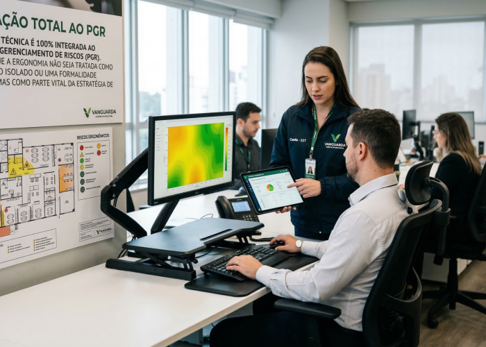Imagem representa a integração total ao PGR da Vanguarda Higiene Ocupacional